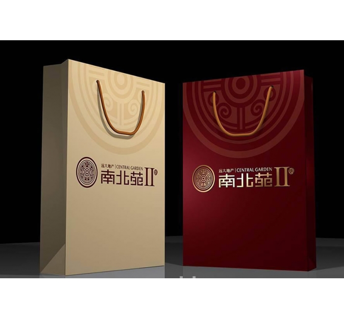 单铜纸+棉绳手提袋